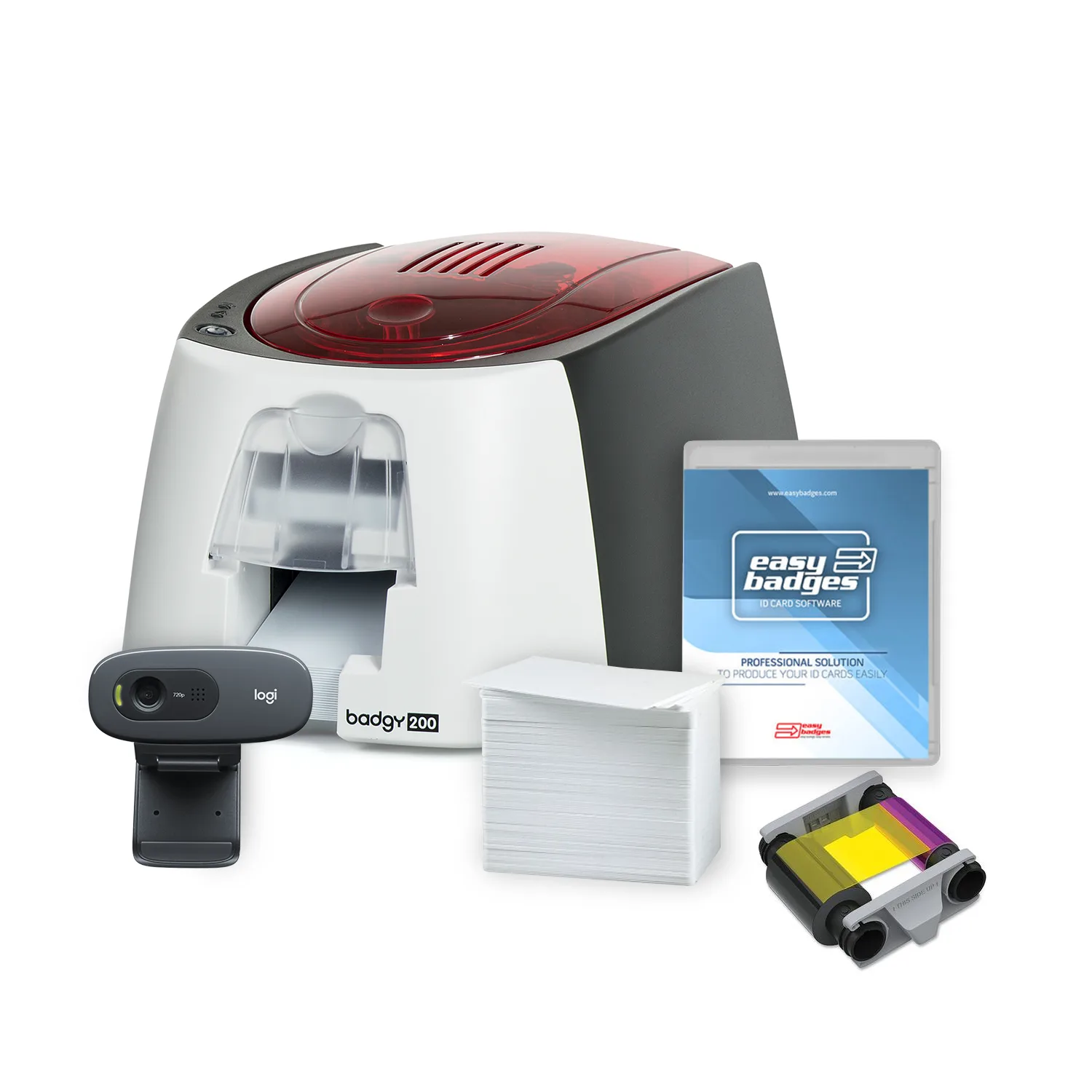 Evolis-Badgy200-ID-Card-Printer - Easy Badges