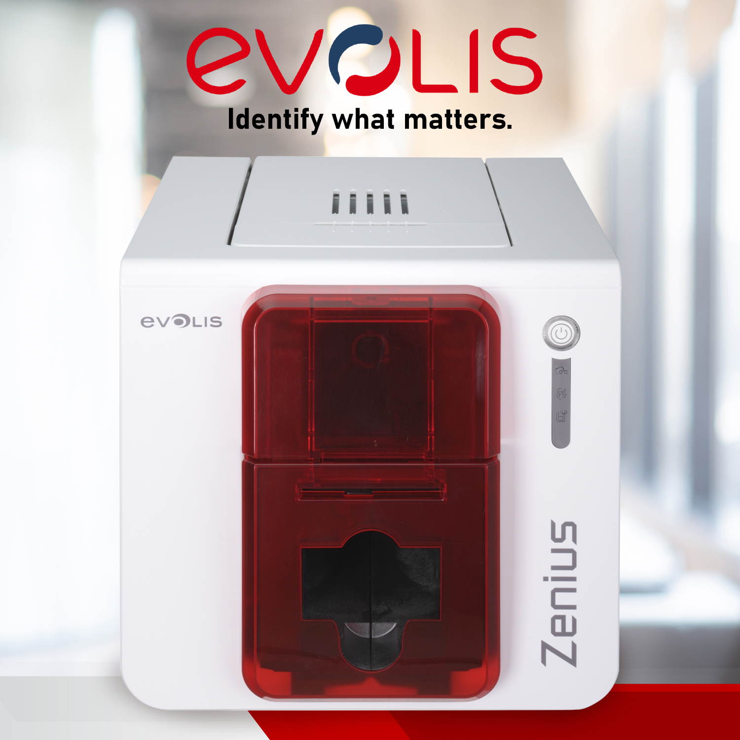 Prints Premium Quality Pictures Fast & Easy ID Maker Zenius Professional ID Card Printer Easiest to Use Software 1-Sided Badge Printer Machine 