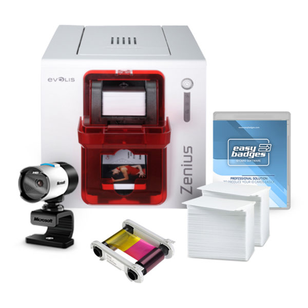 Evolis Zenius ID Card Printer System with Camera