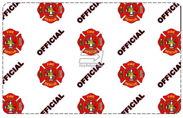 IDP Fire Official (W-25) Smart Random Patch Print Proof.cdr