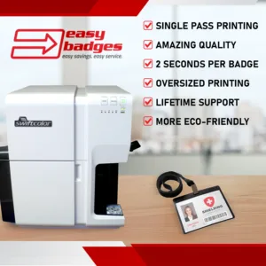Swiftcolor SCC-4000D Event ID Badge Printer Features