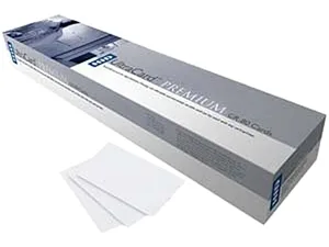 Fargo 82279 Adhesive Mylar-backed cards 10 mil, CR-79 Sized (500 Pack)