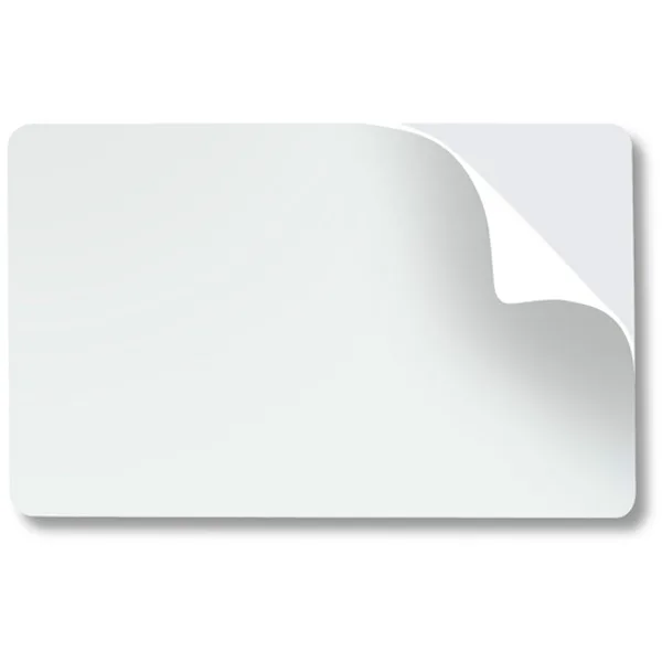 Adhesive Paper-backed cards 14 mil, CR80 Sized (100 Pack)