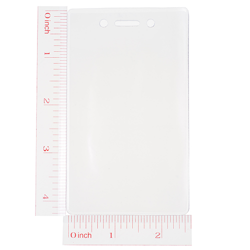 153195 Clear Proximity Badge Holder Vertical 153195 Clear Proximity Badge Holder Vertical