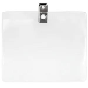 Clear-Vinyl-Convention-ID-Badge-Card-Holder-Horizontal-113041
