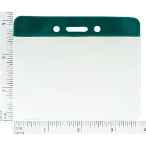 Green-Color-Coded-Vinyl-ID-Badge-Holder-Horizonta-Size-153100GR