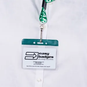 Green-Color-Coded-Vinyl-ID-Badge-Holder-Horizonta-Attachment-153100GR