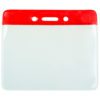 Red-Color-Coded-Vinyl-ID-Badge-Holder-Horizontal-153100R