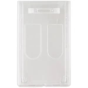 Frosted-Hard-Plastic-ID-Badge-2-Card-Holder-Back-Vertical-153196Dual