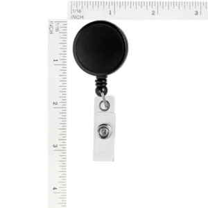 Classic-Black-Badge-Reel-Vinyl-Strap-Belt-Clip-Size-152077BK