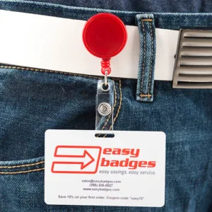 Classic-Red-Badge-Reel-Vinyl-Strap-Belt-Clip-Attachment-152077R
