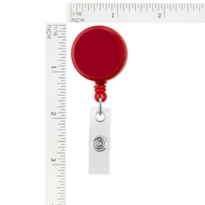 Classic-Red-Badge-Reel-Vinyl-Strap-Belt-Clip-Size-152077R