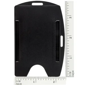 Black-Hard-Plastic-Open-Face-ID-Badge-Card-Holder-Size-153172