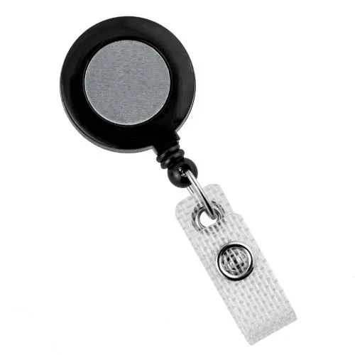 Classic Badge Reel with Clear Vinyl Strap (All Colors/Attachments) - Packs of 100 - Easy Badges
