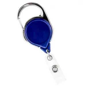 Blue-Carabiner-No-Twist-ID-Badge-Reel-Vinyl-Stap-152064BL
