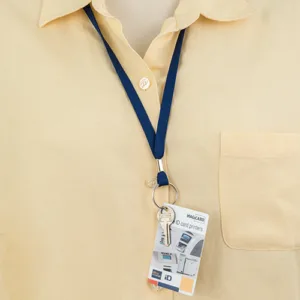Navy-Blue-3-8-Inch-Flat-Woven-Non-Breakaway-Lanyard-Split-Ring-Attachment-152158NBL