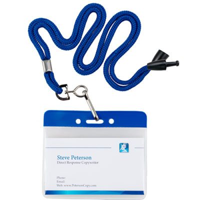 Royal-Blue-1-8-Inch-Round-Breakaway-Lanyard-Swivel-Hook-Badge-2137-2002