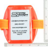 Orange-Vinyl-ID-Badge-Armband-Holder-Vertical-Size-504-ARNO