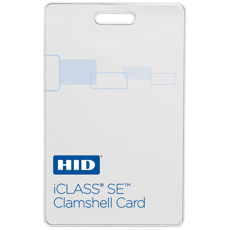 HID 3350PMSMV iCLASS SE Clamshell Smart Card, 2k – Pack of 100