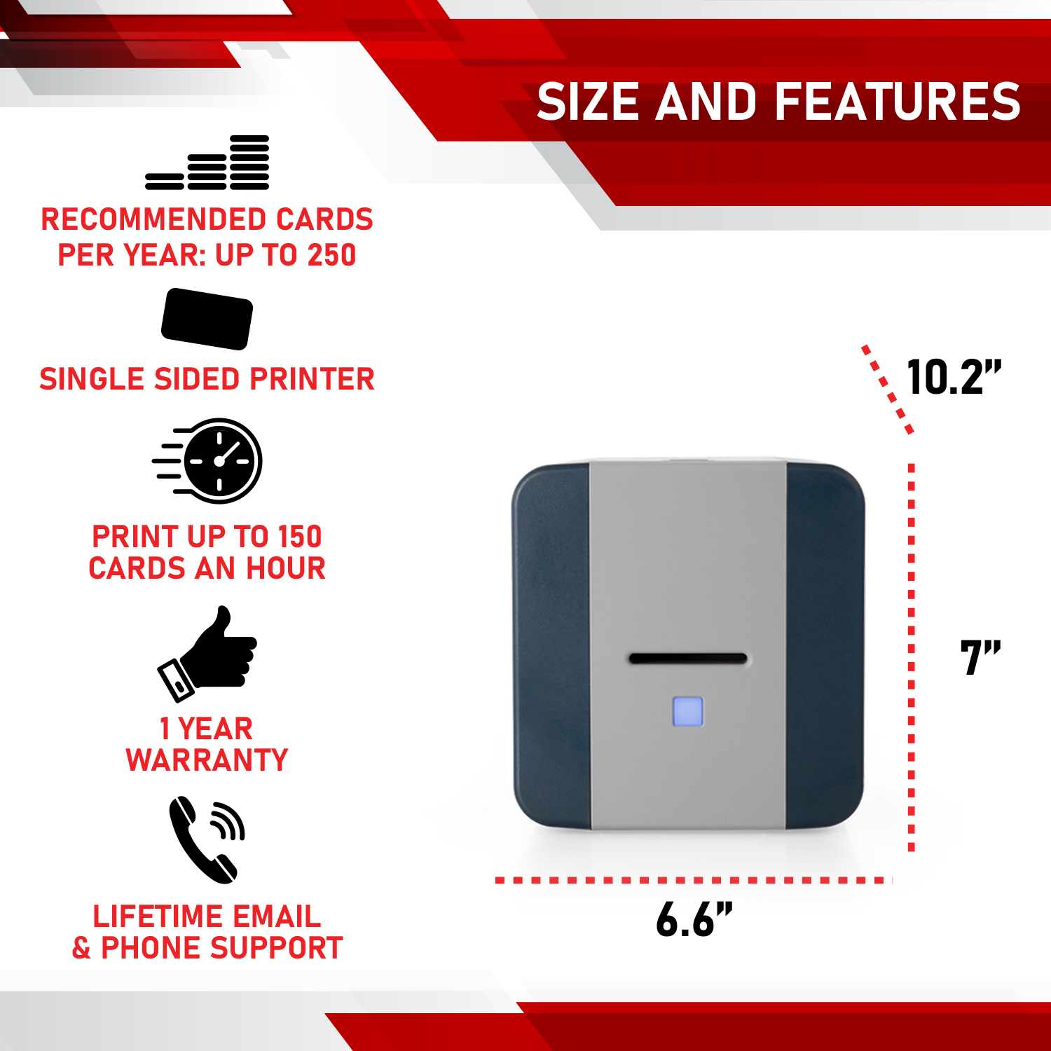 Zebra ZC350 Series ID Badge Printer System - Easy Badges